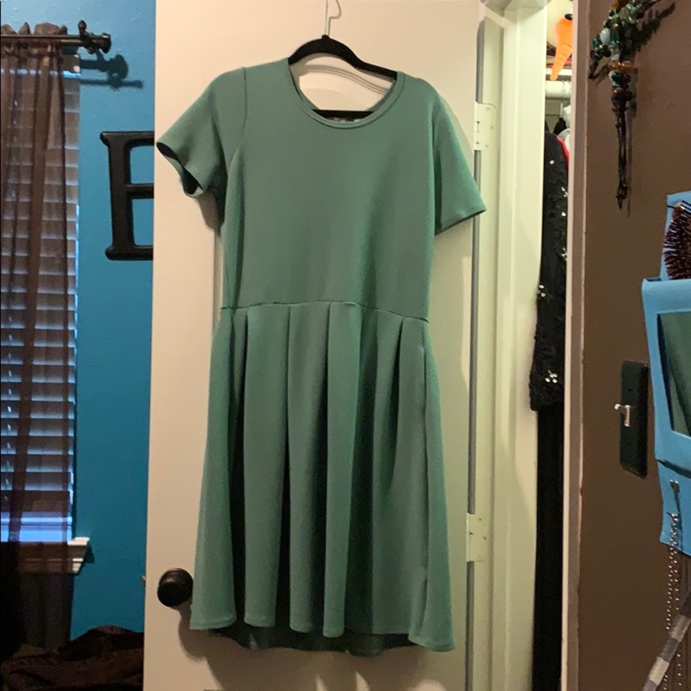 Green Dress with Pockets
